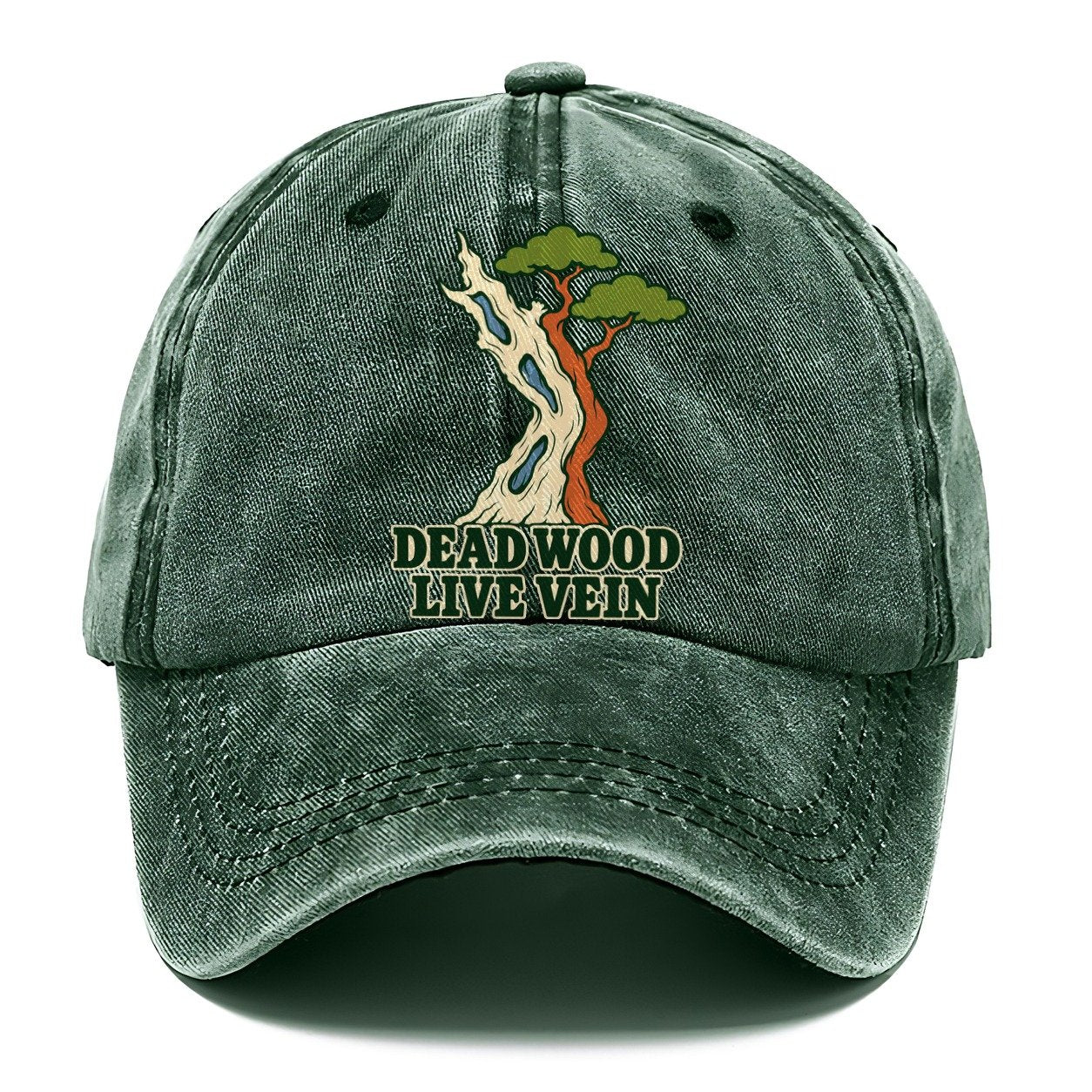 Dead Wood Live Vein Bonsai Classic Cap – Forest Mist