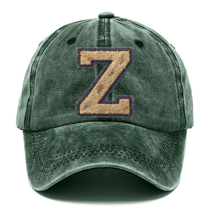 Varsity Chenille Z Monogram Classic Cap – Forest Mist
