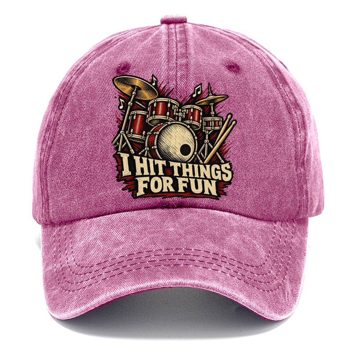 I Hit Things For Fun Classic Cap – Dusty Rose