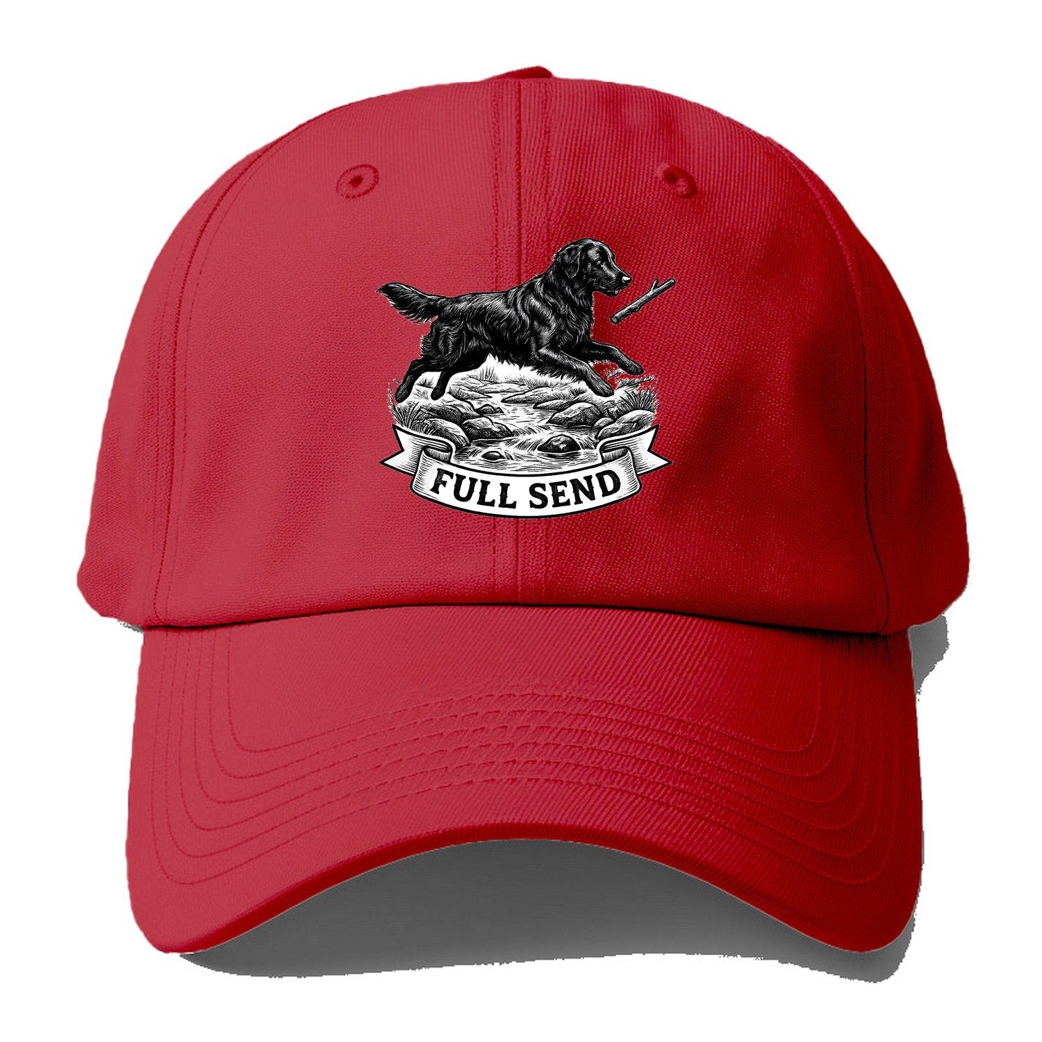 Full Send Baseball Cap – Red