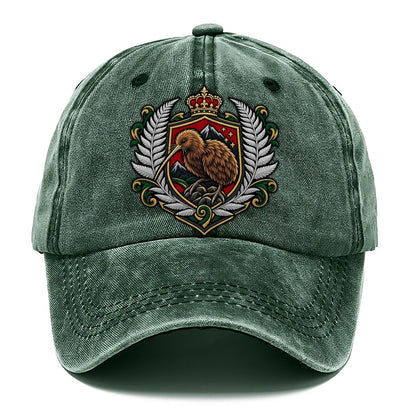 New Zealand Heraldic Crest Country Logos Classic Cap – Forest Mist