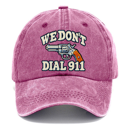 Arcade Pixel We Don't Dial 911 Classic Cap – Dusty Rose