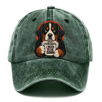 Bernese Mountain Dog Mug Truths Classic Cap – Forest Mist