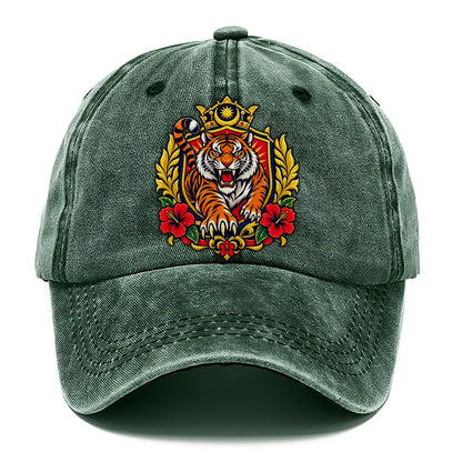 Malaysia Heraldic Crest Country Logos Classic Cap – Forest Mist