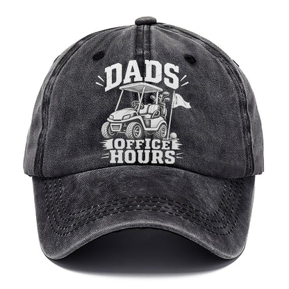 Dads Office Hours Golf Life Classic Cap – Graphite