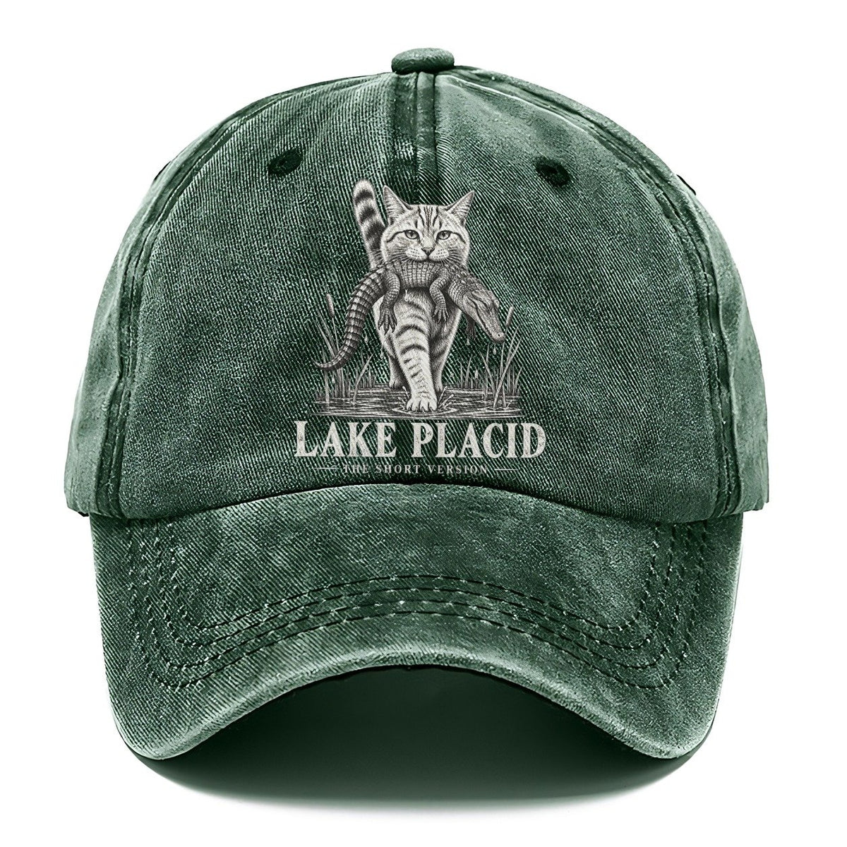 Lake Placid Short Version Cats Classic Cap – Forest Mist