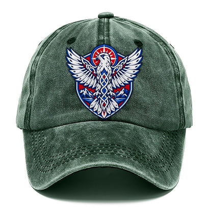 Iceland Minimal Emblem Country Logos Classic Cap – Forest Mist