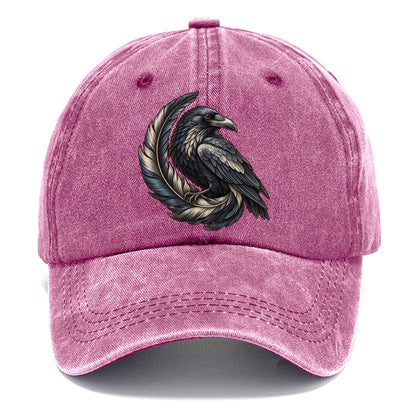 Raven Feather Spiral Everyday Originals Classic Cap – Dusty Rose