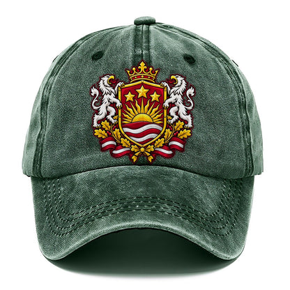 Latvia Heraldic Crest Country Logos Classic Cap – Forest Mist