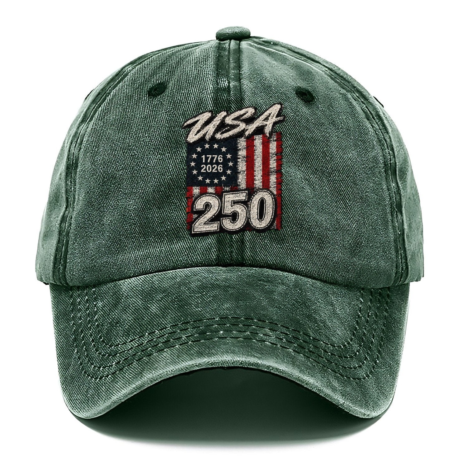 Usa 250 Betsy Ross Classic Cap – Forest Mist