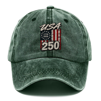 Usa 250 Betsy Ross Classic Cap – Forest Mist