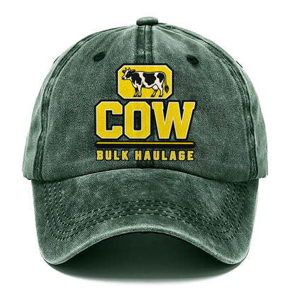 Cow Bulk Haulage Heavy Duty Classic Cap – Forest Mist