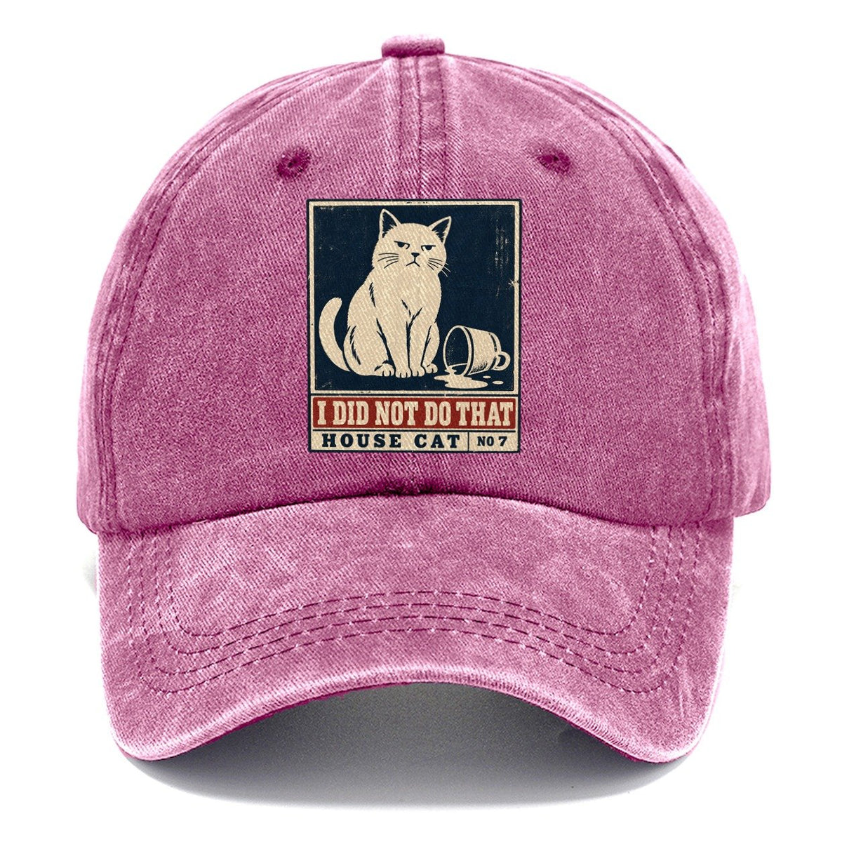 I Did Not Do That Neko Says No Classic Cap – Dusty Rose