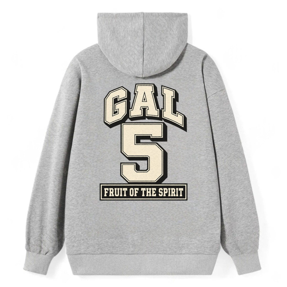 Galatians 5 Varsity Chapel Varsity Classic Pullover Hoodie – Grey