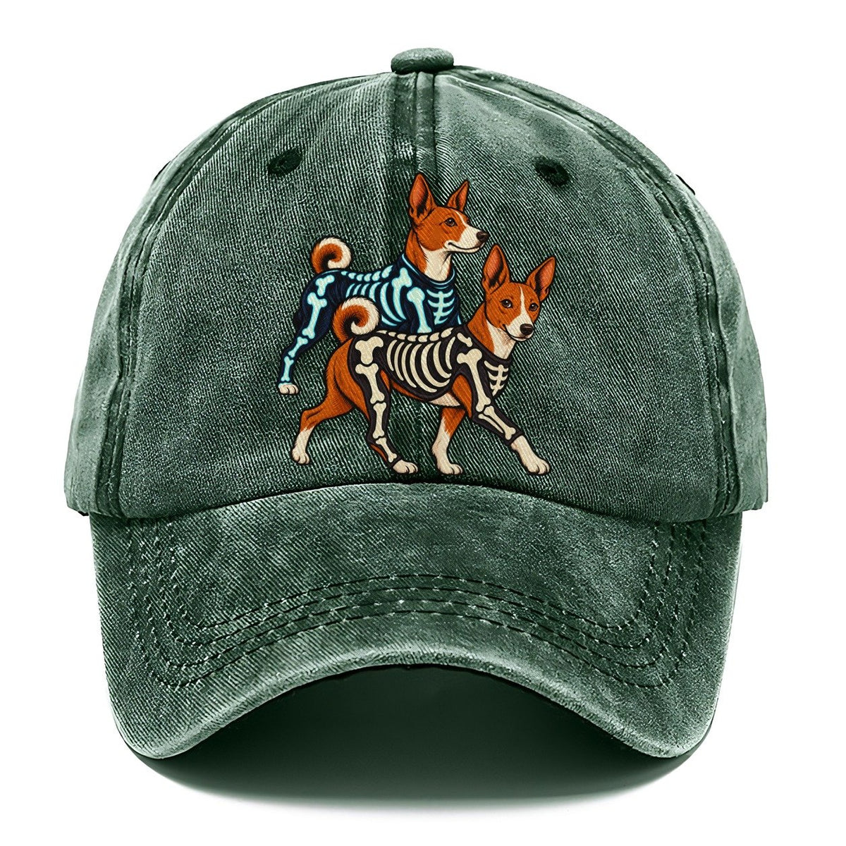 2 Basenjis In Halloween Costumes Hdp 29 Parade Lineup Halloween Dog Parade Classic Cap – Forest Mist