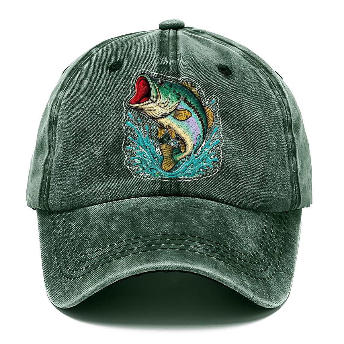 Fish Splash Classic Cap – Forest Mist