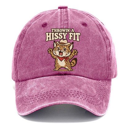 Throwin' A Hissy Fit Well I Declare Classic Cap – Dusty Rose
