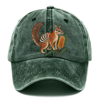 Numbat And Banksia Cones Australia Cultural Icons Classic Cap – Forest Mist