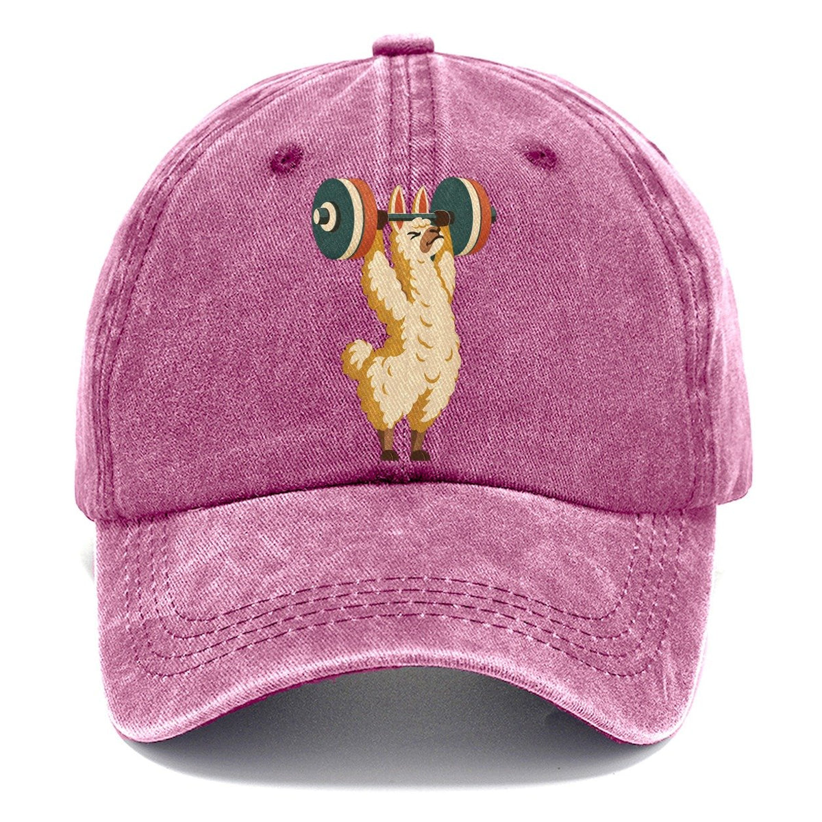 Llama Overhead Carry Animal Lifters Classic Cap – Dusty Rose