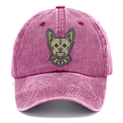 Yorkie Fringe Face Classic Cap – Dusty Rose