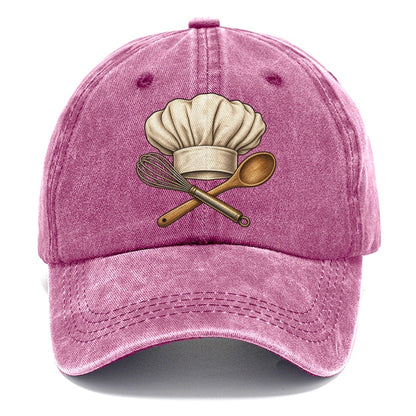 Chef Hat Whisk And Spoon Fan Favorites Classic Cap – Dusty Rose