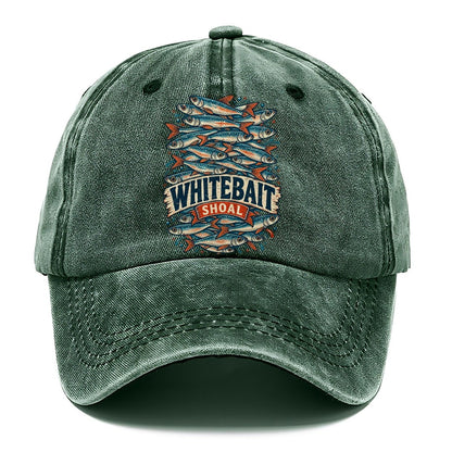 Whitebait Shoal Stack Fishing Club Classic Cap – Forest Mist