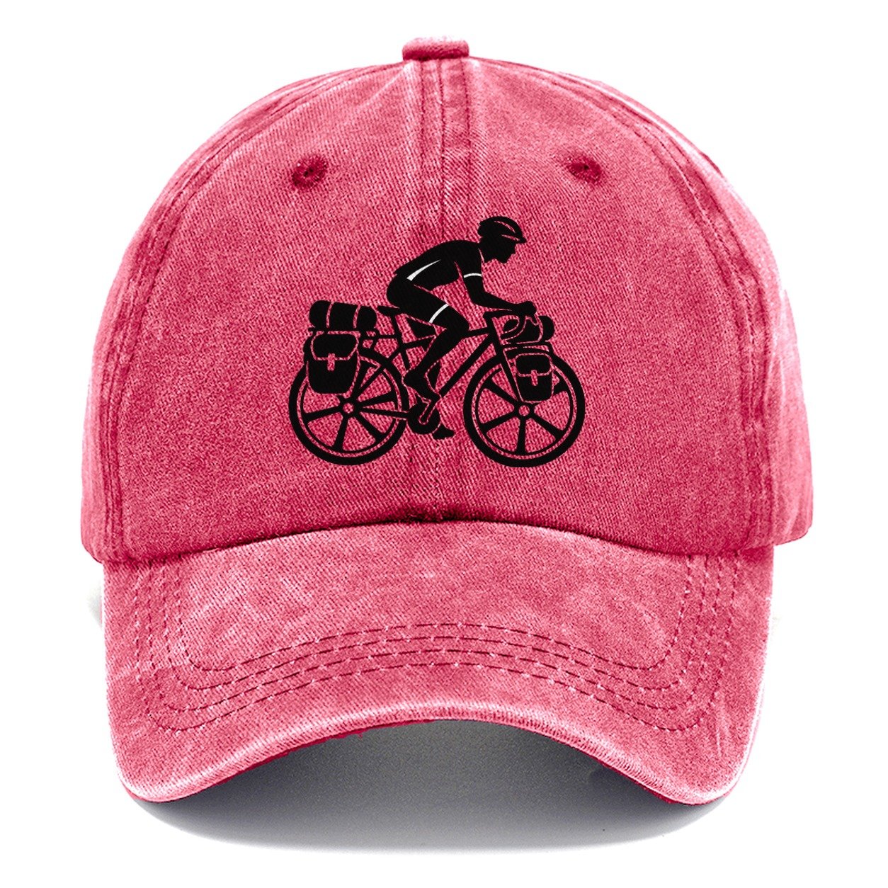 Long Distance Tourer Cycling Life Classic Cap – Pomegranate Blush
