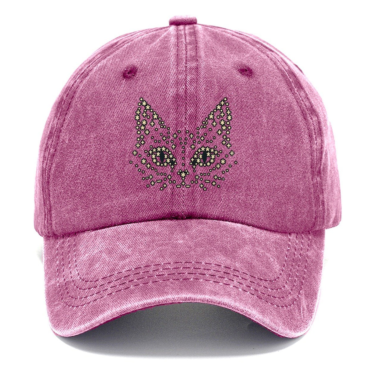 Cat Cursor Eyes Classic Cap – Dusty Rose