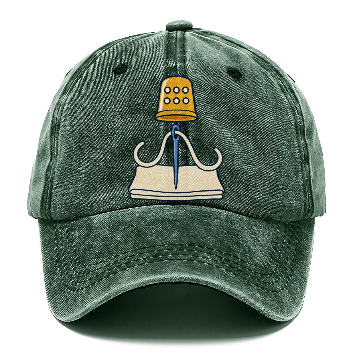 Needle And Thimble Sewing And Quilting Classic Cap – Forest Mist
