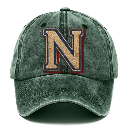 Varsity Chenille N Monogram Classic Cap – Forest Mist