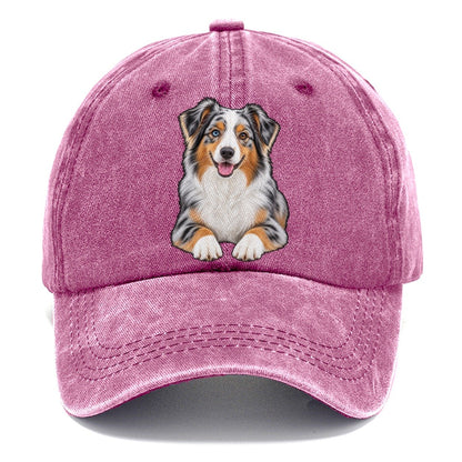 Blue Merle Mini Aussie Classic Cap – Dusty Rose