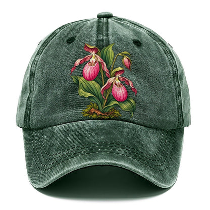 Prince Edward Island Lady S Slipper Canada Cultural Icons Classic Cap – Forest Mist