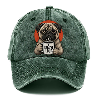 Pug Mug Truths Classic Cap – Forest Mist