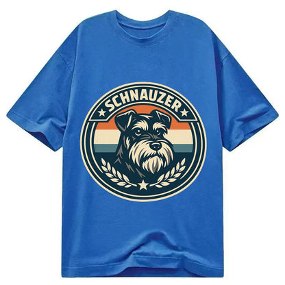 Noble Schnauzer Emblem 00e2f7ecb7d9 1770539386634 Classic T-shirt – Blue