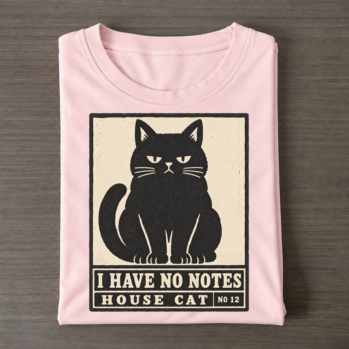 I Have No Notes Neko Says No Classic T-shirt – Pink
