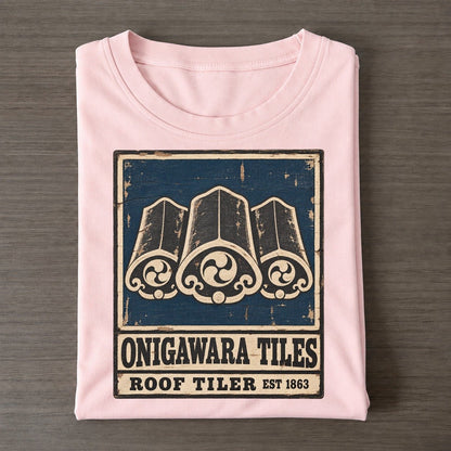 Onigawara Tile Works Noren Trade Co Classic T-shirt – Pink