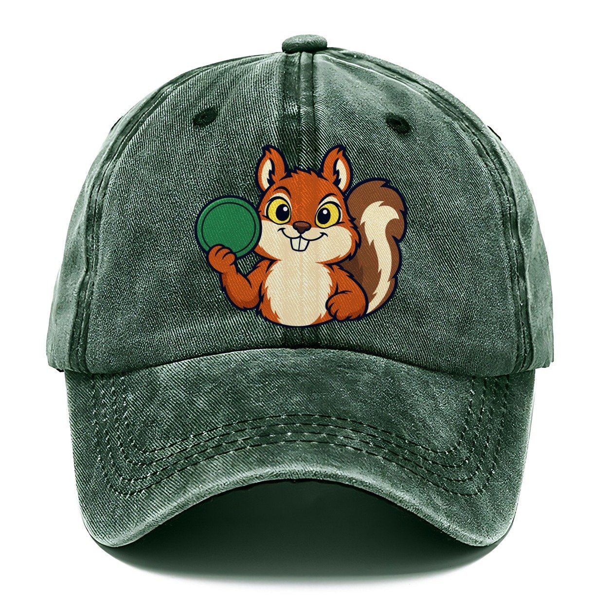 Course Squirrel Disc Golf Classic Cap – Forest Mist