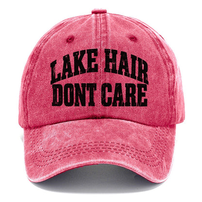 Lake Hair Dont Care Fishing Club Classic Cap – Pomegranate Blush
