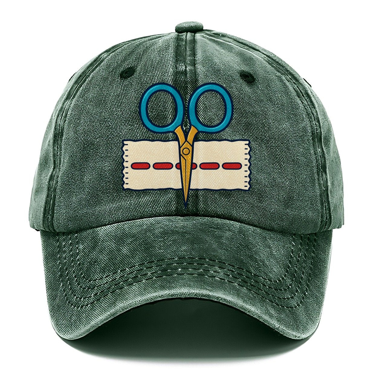Scissors Study And Needlework Classic Cap – Forest Mist