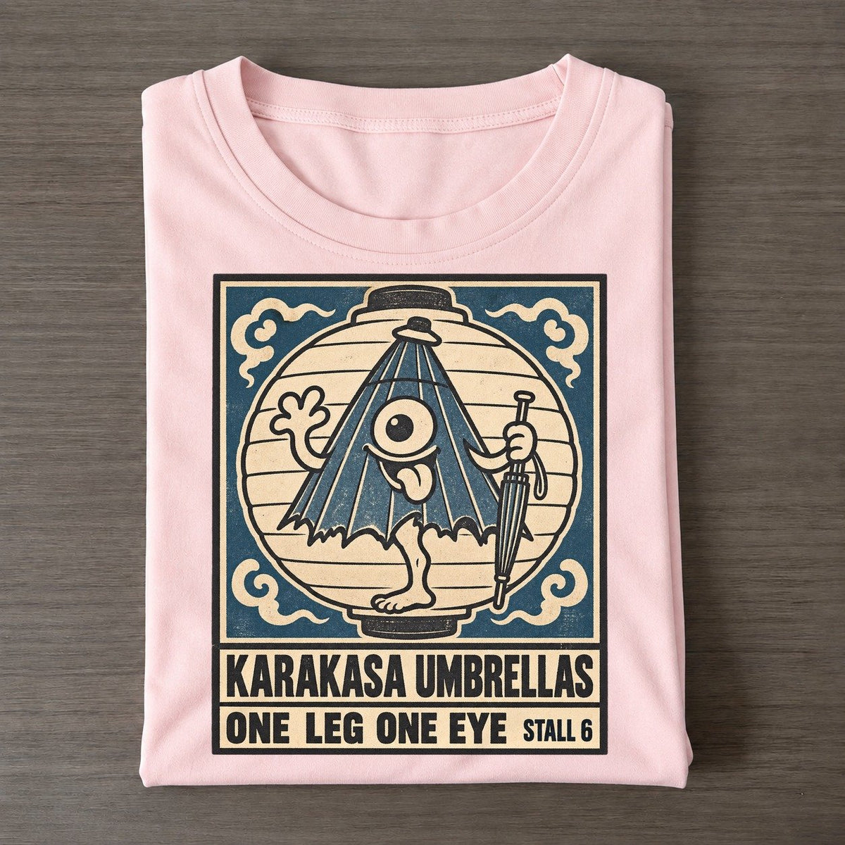 Karakasa Umbrellas Yokai Night Market Classic T-shirt – Pink