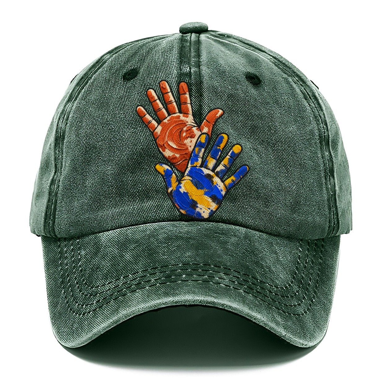 Clay And Color Hands Clay Color Makers Classic Cap – Forest Mist