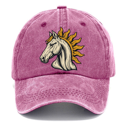 Horse Sun Mane Sundown Familiars Classic Cap – Dusty Rose