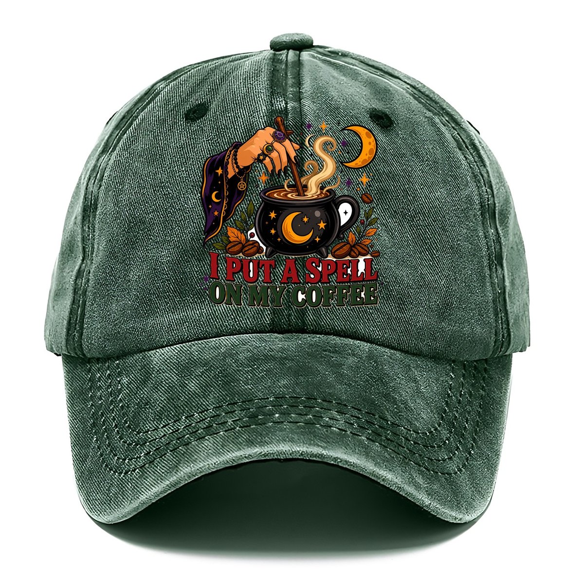 Spell On My Coffee Classic Cap – Forest Mist