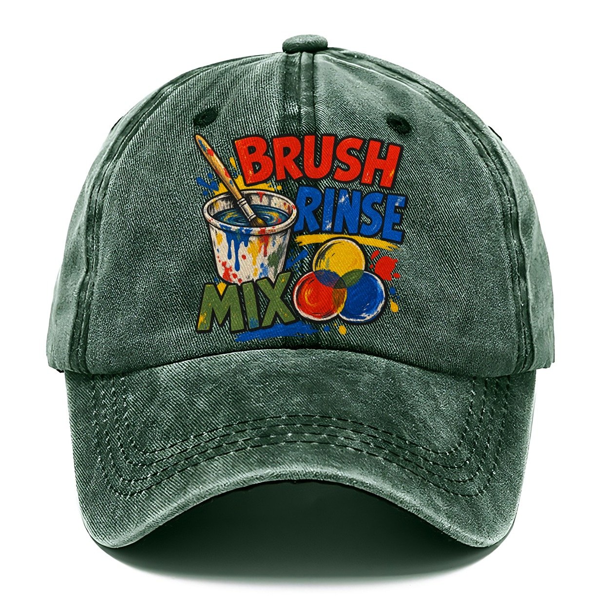 Brush Rinse Mix Clay Color Makers Classic Cap – Forest Mist