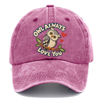 Cut-Paper Owl Animal Puns Classic Cap – Dusty Rose