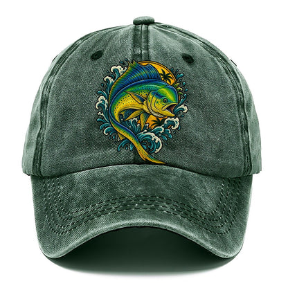 Mahi Mahi Blaze Fishing Club Classic Cap – Forest Mist
