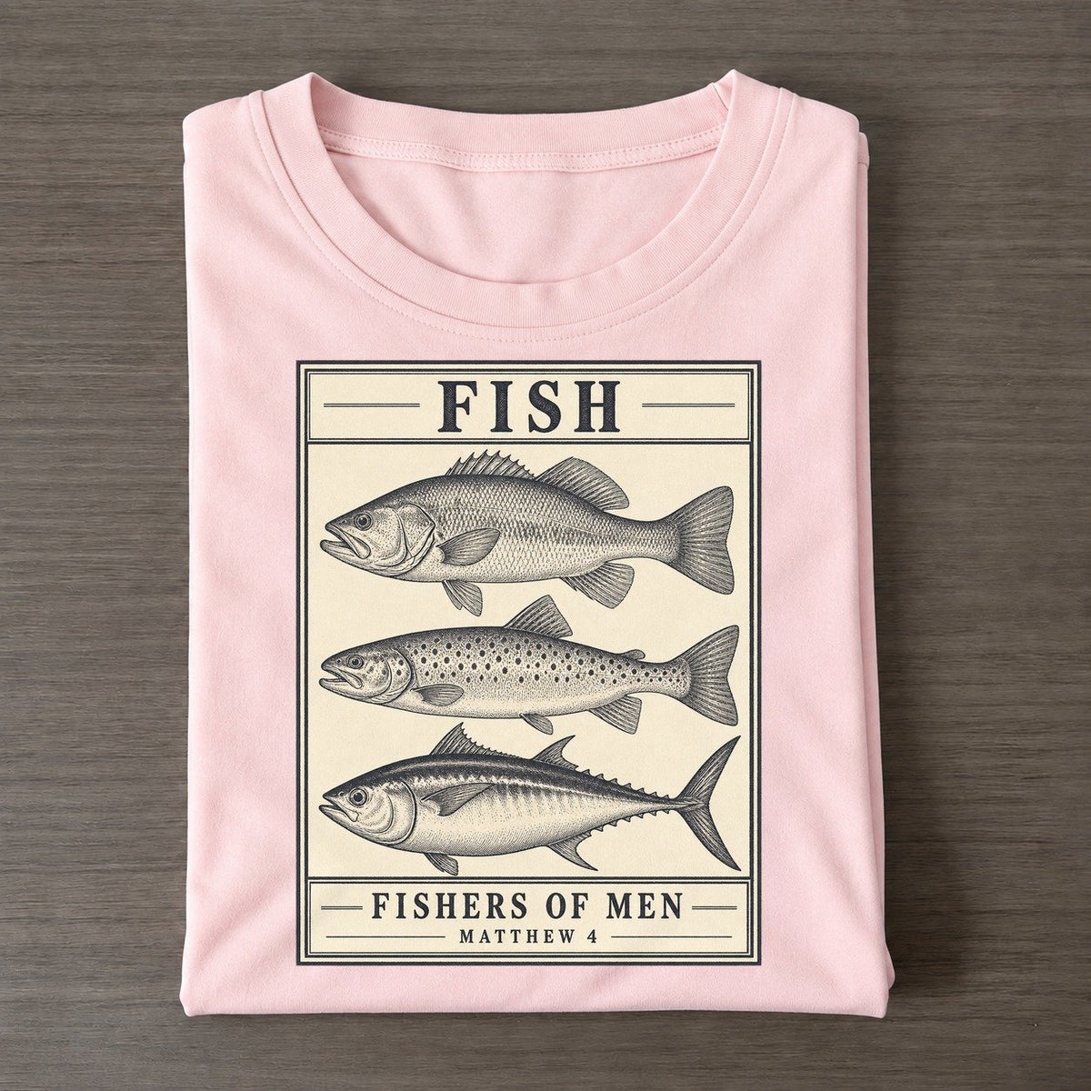 Fish Specimen Plate Creature Canticle Classic T-shirt – Pink