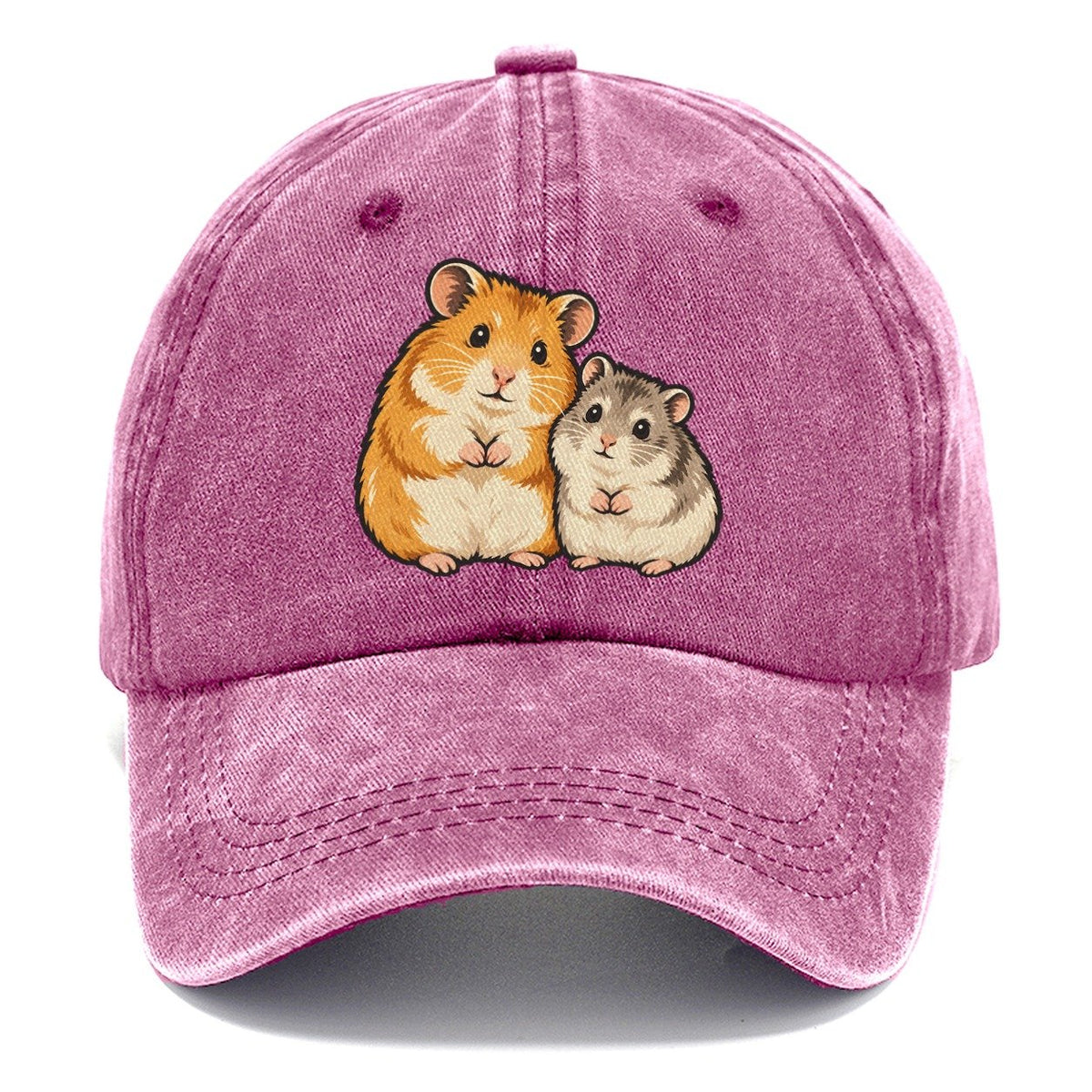 Hamster Sisters Small Pet Logos Classic Cap – Dusty Rose