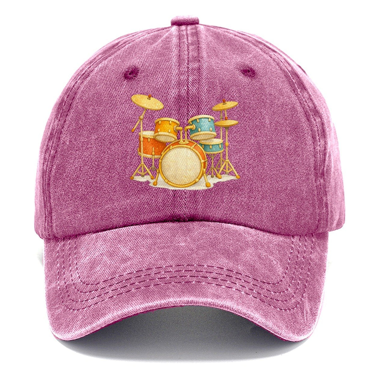 Colorful Drum Kit Classic Cap – Dusty Rose