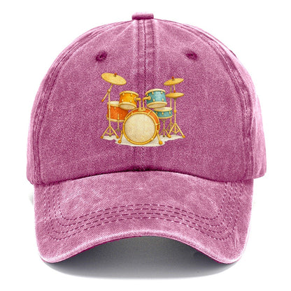 Colorful Drum Kit Classic Cap – Dusty Rose